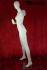 Weibliche Schaufensterpuppe / Mannequin faceless white shining