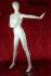 Weibliche Schaufensterpuppe / Mannequin faceless white shining