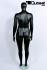 Weibliche Schaufensterpuppe, mollig, faceless, schwarz matt
