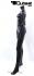 Weibliche Schaufensterpuppe Schaufensterfigur kopflos schwarz glnzend Mannequin