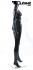 Weibliche Schaufensterpuppe Schaufensterfigur kopflos schwarz glnzend Mannequin