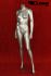Weibliche Schaufensterpuppe Schaufensterfigur silber kopflos Mannequin