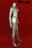 Weibliche Schaufensterpuppe Schaufensterfigur silber kopflos Mannequin