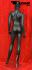 Weibliche Schaufensterpuppe schwarz faceless