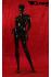 Weibliche Schaufensterpuppe schwarz glnzend faceless