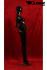 Weibliche Schaufensterpuppe schwarz glnzend faceless