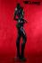 Weibliche Schaufensterpuppe schwarz glnzend kopflos Schaufensterfigur Mannequin