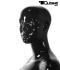 Weibliche Schaufensterpuppe schwarz glnzend Schaufensterfigur Mannequin