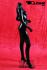 Weibliche Schaufensterpuppe, schwarz, headless