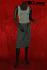 Weibliche Schaufensterpuppe schwarz kopflos Schaufensterfigur Mannequin