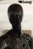 Weibliche Schaufensterpuppe, silber mit angewickeltem Arm