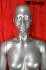 weibliche Schaufensterpuppe, silber