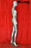 weibliche Schaufensterpuppe, silber