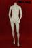 Weibliche Schaufensterpuppe wei glnzend headless