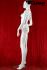 Weibliche Schaufensterpuppe wei glnzend Schaufensterfigur Mannequin
