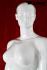 Weibliche Schaufensterpuppe wei glnzend Schaufensterfigur Mannequin
