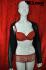 weibliche Schaufensterpuppe wei schimmernd / Mannequin