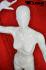 Weibliche Schaufensterpuppe white shining Sport