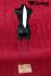 Weibliche Schneiderpuppe schwarz mit heller Standplatte
