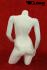 Weibliche Torso wei