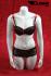 Weiblicher Schaufensterpuppen-Torso, wei�