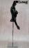 Weiblicher Torso headless black shining