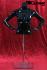 Weiblicher Torso Schaufensterpuppe Schaufensterfigur schwarz glnzend kopflos Mannequin