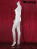 wei-glnzende Schaufensterpuppe, headless