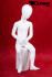 White child window dummy faceless