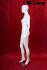 White shining female window dummy
