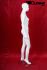 White shining female window dummy