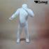 White window dummy, standing
