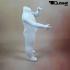 White window dummy, standing