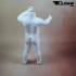 White window dummy, standing
