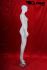 White window mannequin, female
