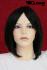 Wig black mediumlong