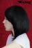 Wig black mediumlong