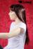 Wig red long hair