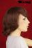Wig redbrown with bangs