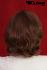 Wig redbrown with bangs