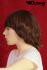 Wig redbrown with bangs