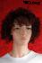Wonderful wig with curls in redbrown