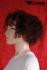 Wonderful wig with curls in redbrown