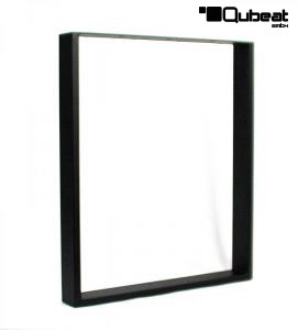 2x Kufentischgestell Mainz - Schwarz, 72cm Hoch, 80cm Breit