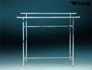 2 Stangen Kleiderst�nder Chrom