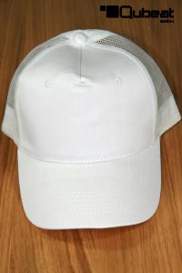25 Trucker Cap wei Trucker Mtze Trucker Kappe bedruckbar mit Mesh Netzgitter