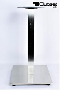 2x Tischgestell 105cm Tischfu� Edelstahl eckiger Fu� Wiesbaden B-Ware