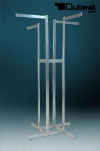 4 Stangen Kleiderst�nder Chrom