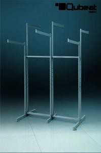 6 Stangen Kleiderst�nder Chrom B-Ware