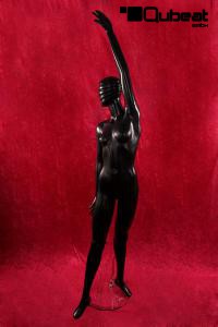 Abstract Female Mannequin, Matt Black